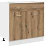 7 Piece Kitchen Cabinet Set - Artisan Oak Engineered Wood