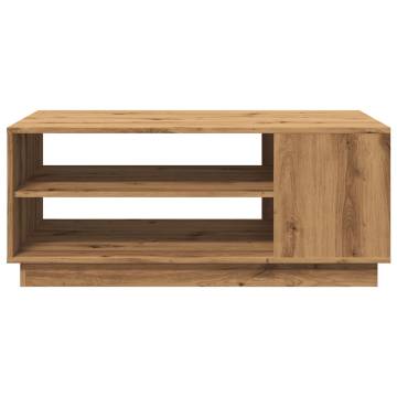 Artisan Oak Coffee Table | 102x55x43 cm | Durable Design