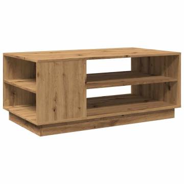 Artisan Oak Coffee Table | 102x55x43 cm | Durable Design