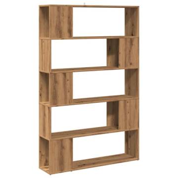 Book Cabinet Room Divider in Artisan Oak - 100x24x155 cm