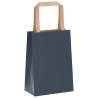 Blue Paper Bags 250 pcs with Handles - Eco-Friendly & Durable