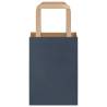 Blue Paper Bags 250 pcs with Handles - Eco-Friendly & Durable