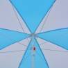 Beach Umbrella Shelter - Blue & White 180 cm | Hipomarket