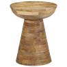 Stylish Solid Wood Mango Side Table Ø37x45 cm - Hipomarket