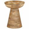 Stylish Solid Wood Mango Side Table Ø37x45 cm - Hipomarket