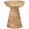 Stylish Solid Wood Mango Side Table Ø37x45 cm - Hipomarket