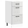 Kitchen Base Cabinet Lucca High Gloss White - HipoMarket