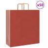  Paper Bags 50 pcs with Handles Red 45x17x48 cm Colour red Size 45 x 17 x 48 cm Quantity in Package 50 