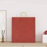 Red Paper Bags with Handles - 50 Pcs | HipoMarket