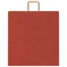 Red Paper Bags with Handles - 50 Pcs | HipoMarket