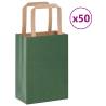  Paper Bags 50 pcs with Handles Green 15x8x21 cm Colour green Size 15 x 8 x 21 cm Quantity in Package 50 