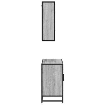 2 Piece Grey Sonoma Bathroom Furniture Set | Hipomarket