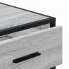 Elegant Grey Sonoma Drawer Cabinet - 70 x 41 x 70 cm