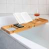 HI Bamboo Adjustable Bath Tray (70-105)x22x4 cm - Upgrade Your Bath