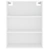 Stylish Highboard White 69.5x34x180 cm | Hipomarket