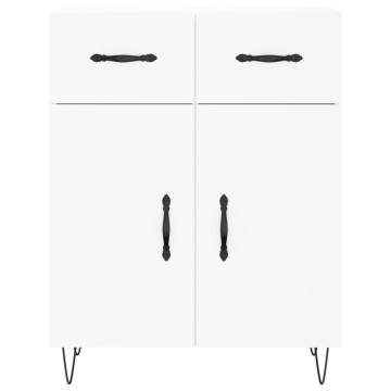 Stylish Highboard White 69.5x34x180 cm | Hipomarket