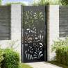  Garden Gate Black 105x205 cm Steel Wave Design Colour steel/black Size 105 x 205 cm Model wave design 