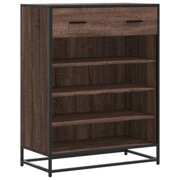 Shoe Cabinet Brown Oak - Durable Storage Solution | HipoMarket