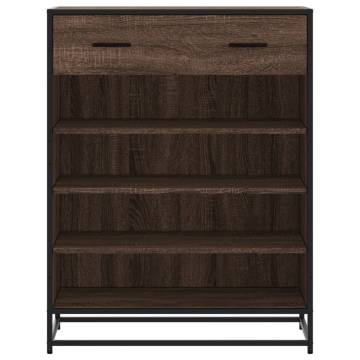 Shoe Cabinet Brown Oak - Durable Storage Solution | HipoMarket