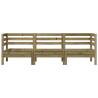 3-Seater Garden Sofa - Durable Impregnated Pine Wood