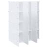 Storage Cube Organiser with 12 Cubes & Hanging Rods - Hipomarket