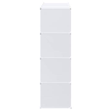 Storage Cube Organiser with 12 Cubes & Hanging Rods - Hipomarket