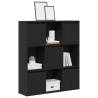  Bookcase Black Oak 89x24x101.5 cm Engineered Wood Colour black Quantity in Package 1 Height 101.5 cm Width 89 cm 