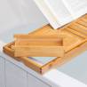 HI Bamboo Adjustable Bath Tray (70-105)x22x4 cm - Upgrade Your Bath