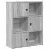 Stylish Grey Sonoma Bookcase - 60x24x76.5 cm | Hipomarket