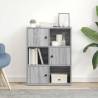 Stylish Grey Sonoma Bookcase - 60x24x76.5 cm | Hipomarket