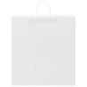 250 White Paper Bags with Handles - Eco-Friendly & Durable