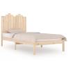 Solid Wood Pine Bed Frame 75x190 cm - Small Single | HipoMarket