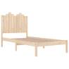 Solid Wood Pine Bed Frame 75x190 cm - Small Single | HipoMarket