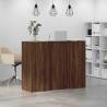 Reception Desk Brown Oak - Engineered Wood 135x50 cm