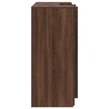 Reception Desk Brown Oak - Engineered Wood 135x50 cm