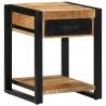 Stylish Solid Mango Wood Side Table - 40x40x50 cm