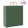  Paper Bags 250 pcs with Handles Green 45x17x48 cm Colour green Size 45 x 17 x 48 cm Quantity in Package 250 