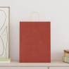 250 Red Paper Bags with Handles - Eco-Friendly & Versatile