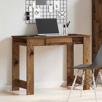 Desk Old Wood 100x45x75 cm - Stylish & Practical Design