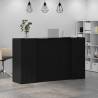 Reception Desk Black Oak - Stylish & Functional Design