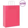  Paper Bags 250 pcs with Handles Pink 32x12x42 cm Colour pink Size 32 x 12 x 42 cm Quantity in Package 250 