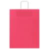 Pink Paper Bags with Handles - 250 Pcs | Sustainable Options