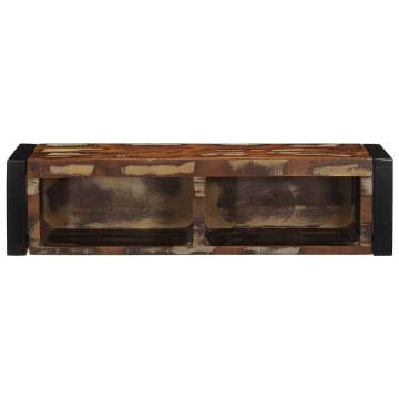 Multicolour Solid Wood TV Cabinet - 80x30x25 cm | HipoMarket