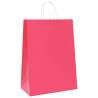 250 Pink Paper Bags with Handles - Eco-Friendly & Versatile