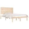 Bed Frame Solid Wood 135x190 cm Double | HipoMarket