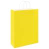 Yellow Paper Bags with Handles - 250 pcs | Sustainable Choice