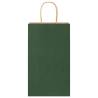 Eco-Friendly Green Paper Bags with Handles - 250 pcs | Hipomarket