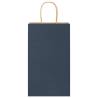 250 Blue Paper Bags with Handles | Eco-Friendly Packaging