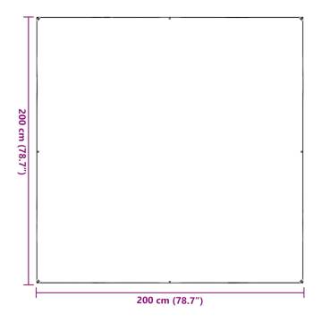 Clear Tarpaulin with Eyelets 2x2 m PVC - Durable & Versatile