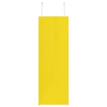 Eco-Friendly Yellow Paper Bags 50 pcs with Handles | HiPo Market